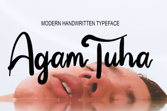 Agam Tuha: A Modern Handwritten Font for Creative Projects