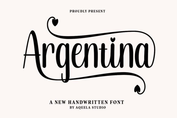 Discover Argentina: The Handwritten Typeface with Welcoming Appeal
