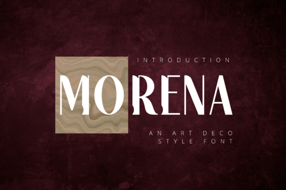 Discover the Modern Appeal of the Morena Typeface