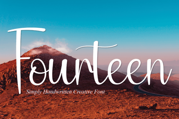 Fourteen: A Cursive and Elegant Handwritten Font for Modern Design
