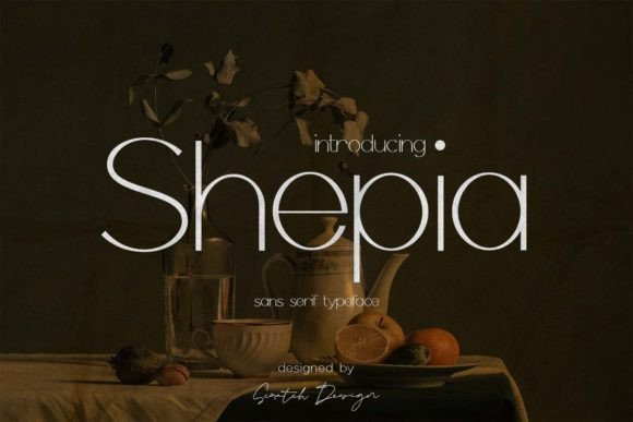 Shepia: A Typeface for Modern Elegance and Clarity